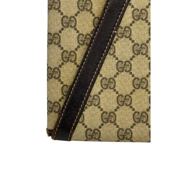 GUCCI Authentic Vintage Canvas Leather Trim Business Portfolio Attache Case - Picture 3 of 16